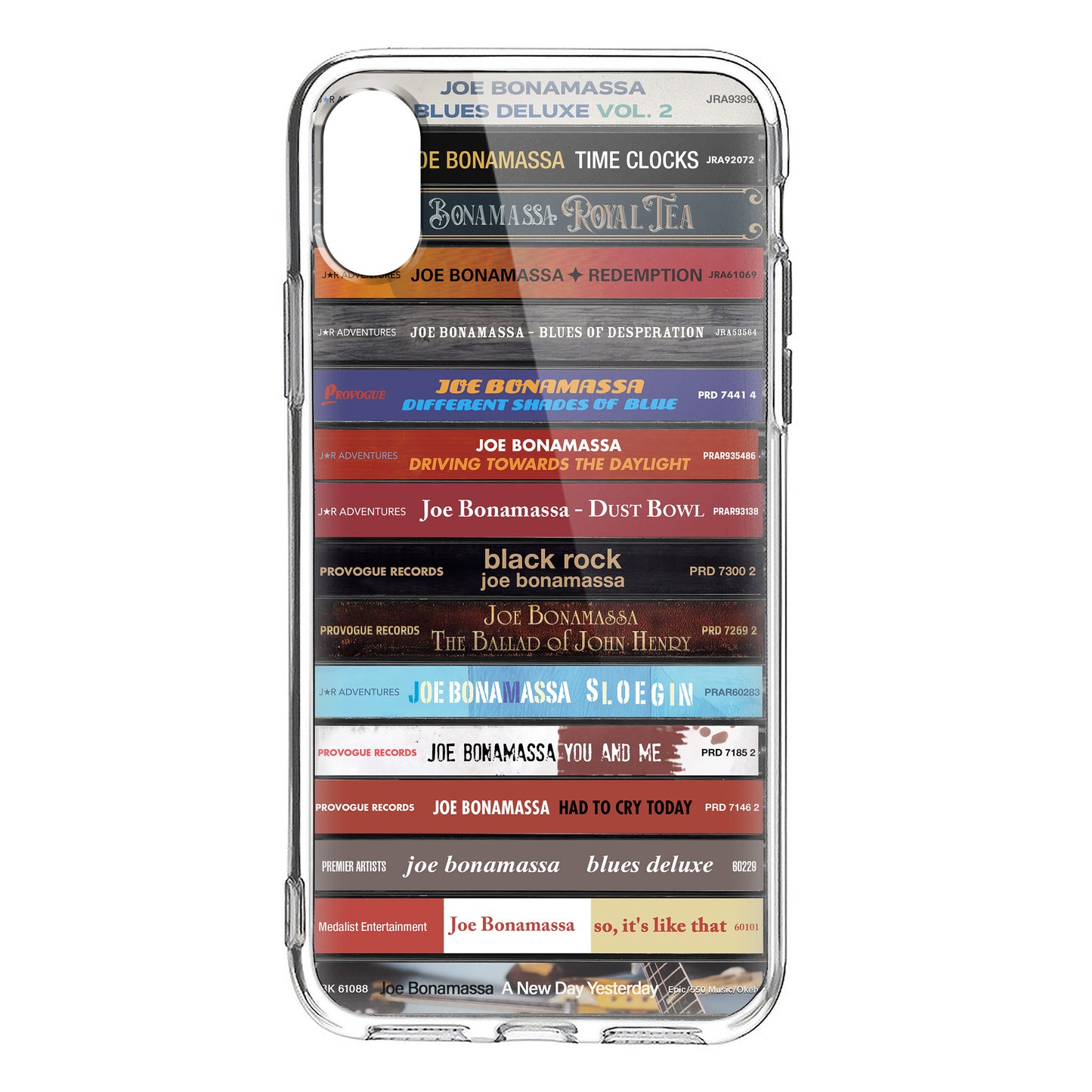 Joe Bonamassa Albums Cassette Collection Retro Phone Case