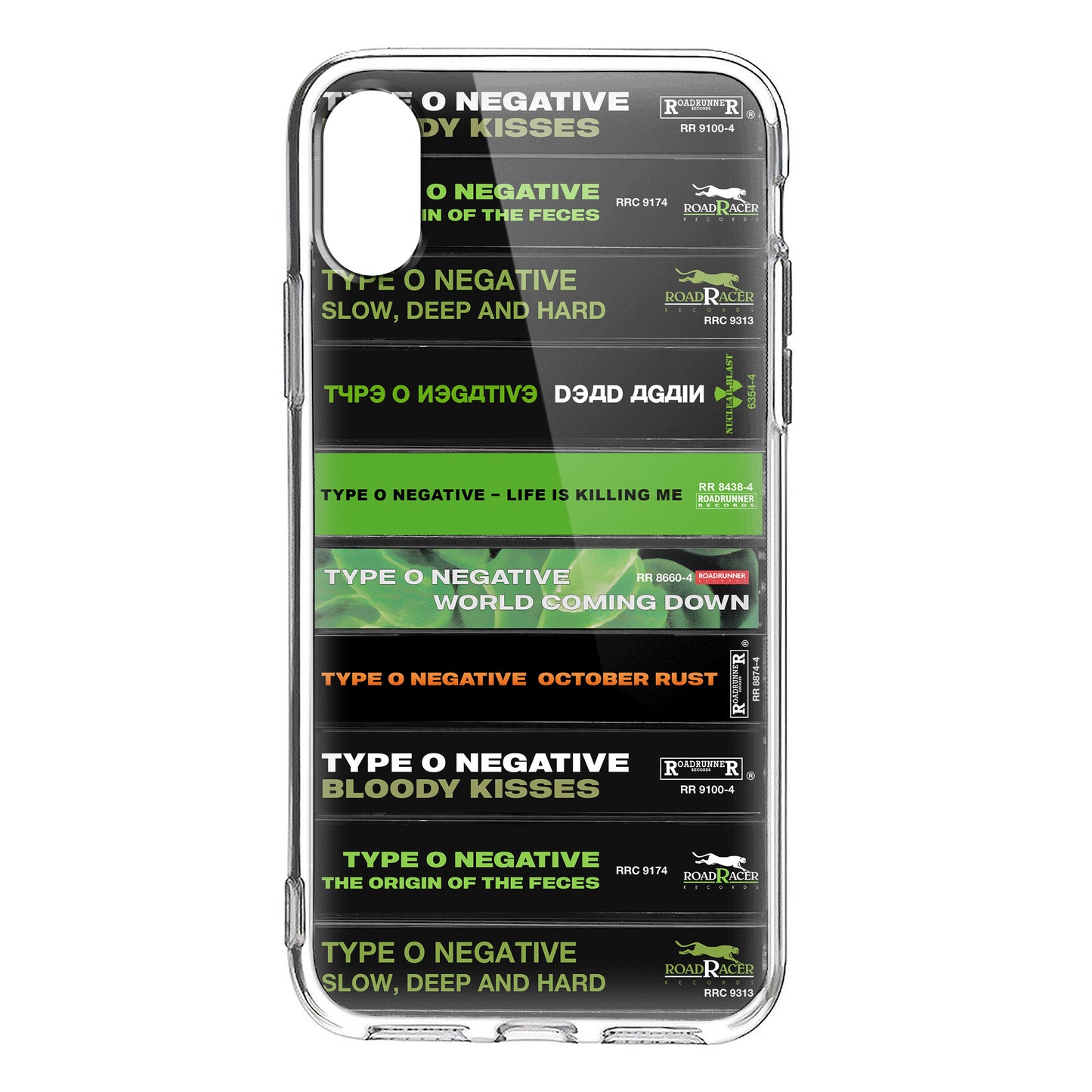 Type O Negative Albums Cassette Collection Retro Phone Case