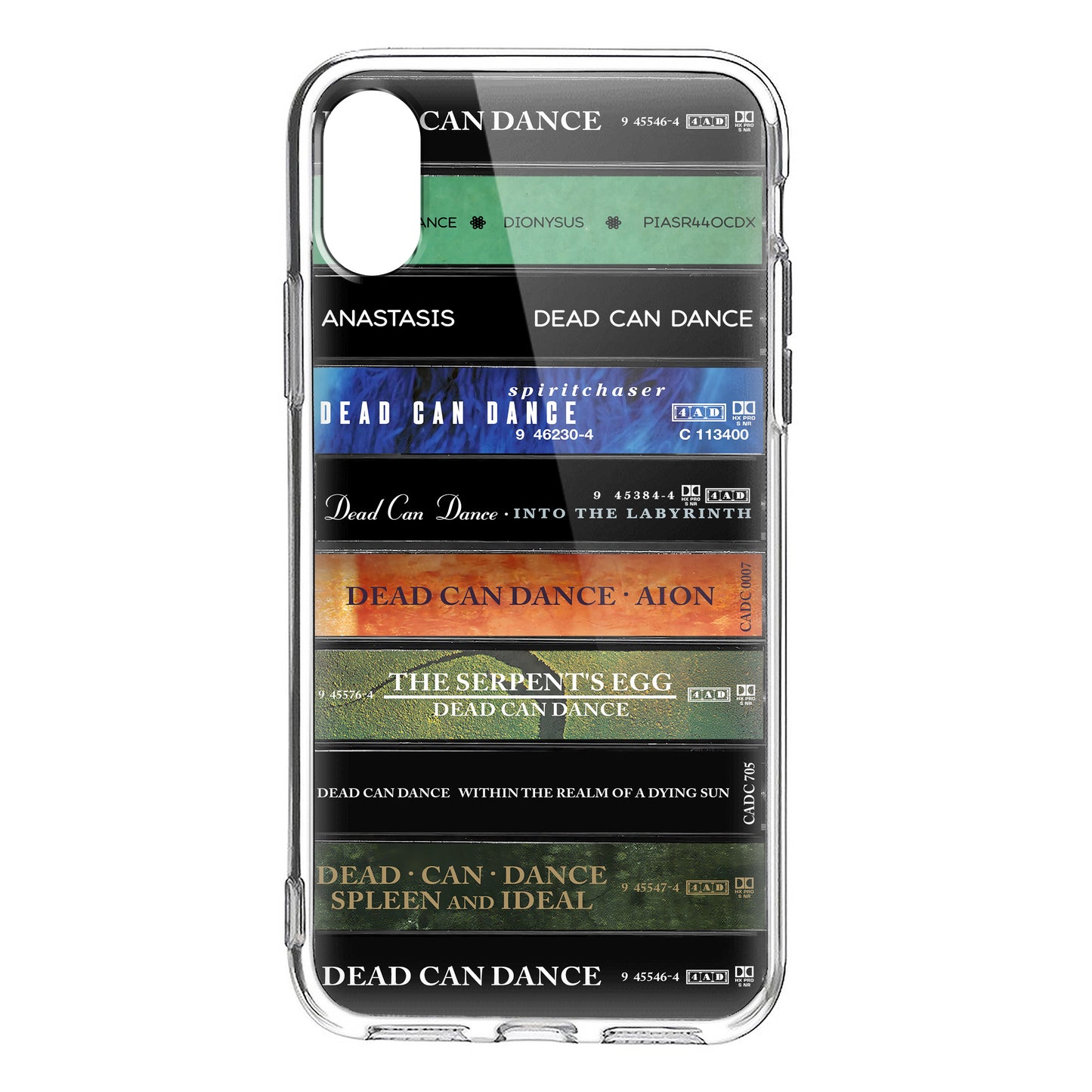 Dead Can Dance Albums Cassette Collection Retro Phone Case