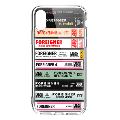 Foreigner Albums Cassette Collection Retro Phone Case