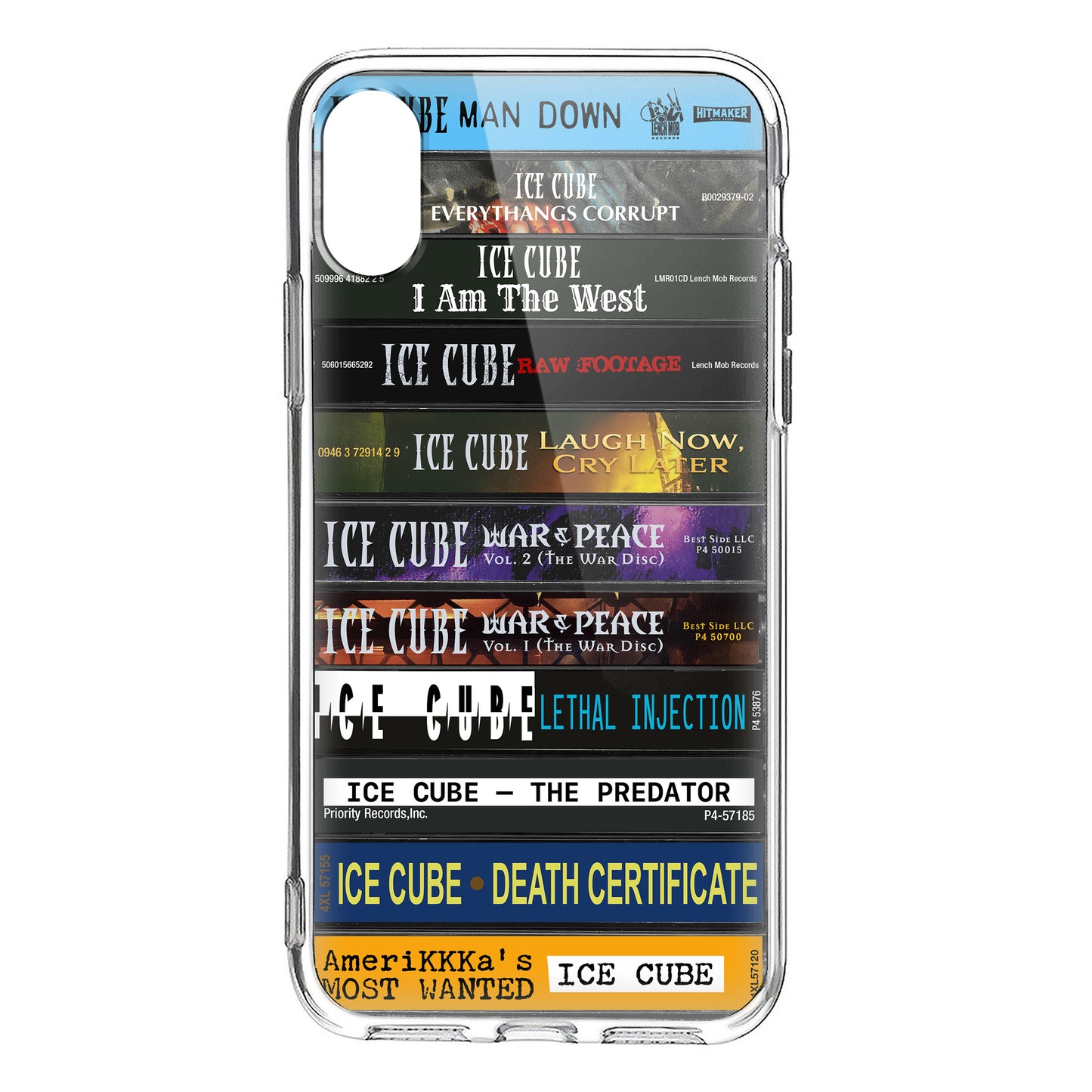 Ice Cube Albums Cassette Collection Retro Phone Case