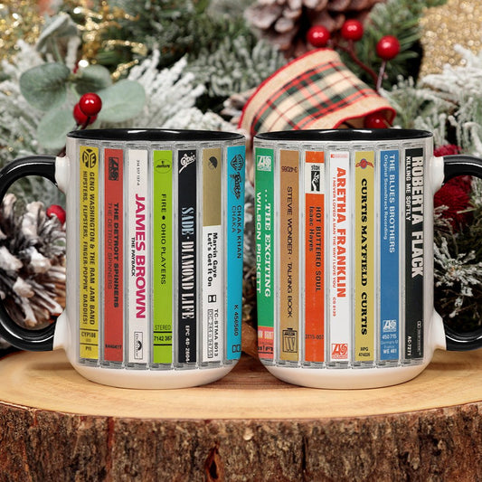 Retro Soul Cassette Collection Accent Mug