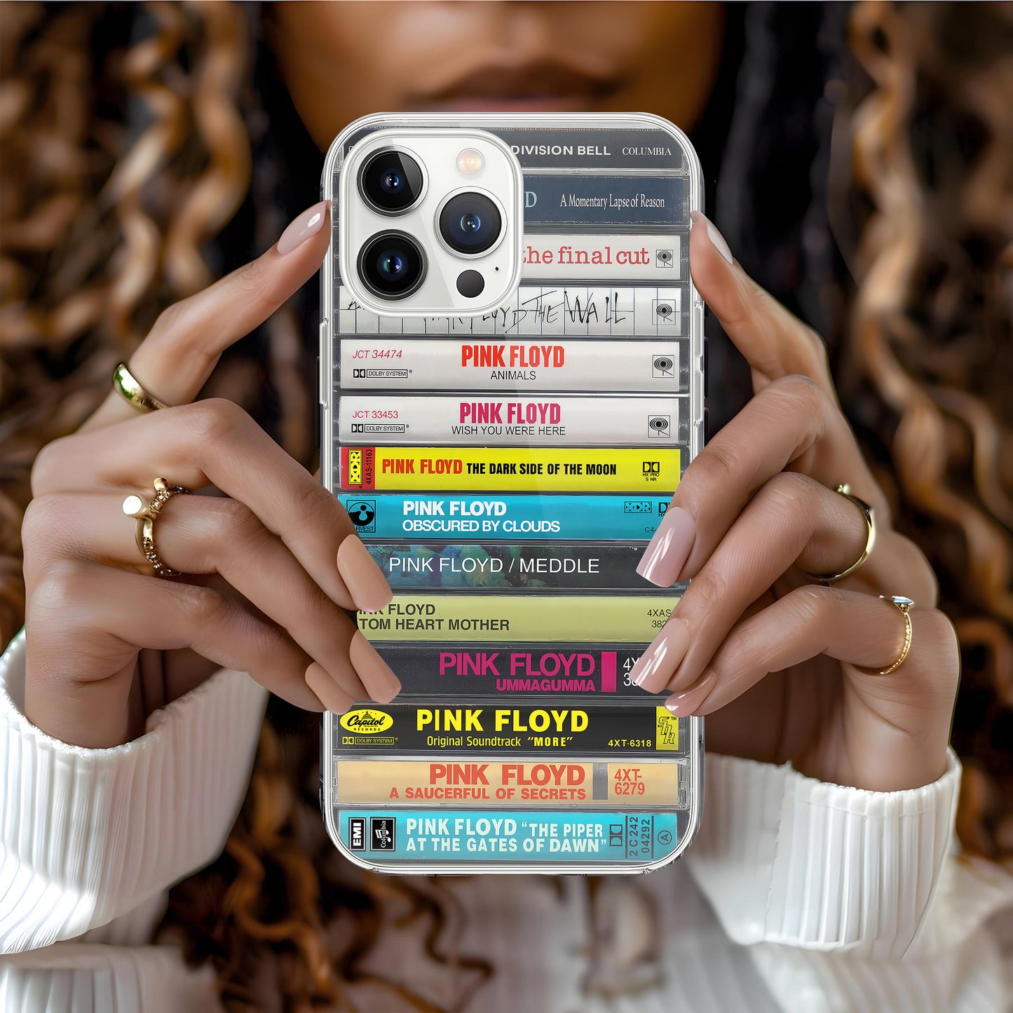 Pink Floyd Albums Cassette Collection Retro MagSafe Phone Case