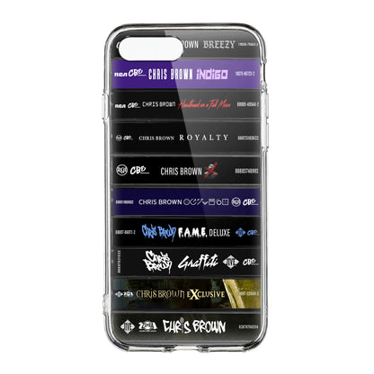Chris Brown Albums Cassette Collection Retro Phone Case