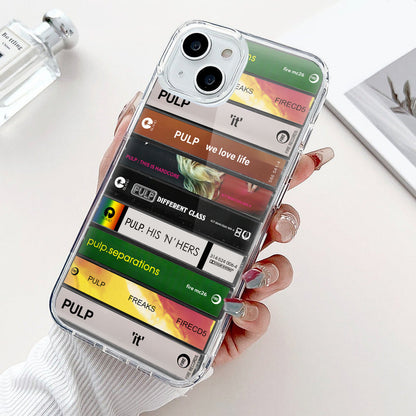 Pulp Albums Cassette Collection Retro Phone Case