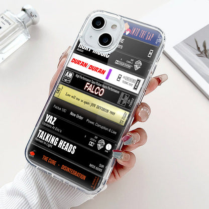 New Wave Music Albums Cassette Collection Retro Phone Case