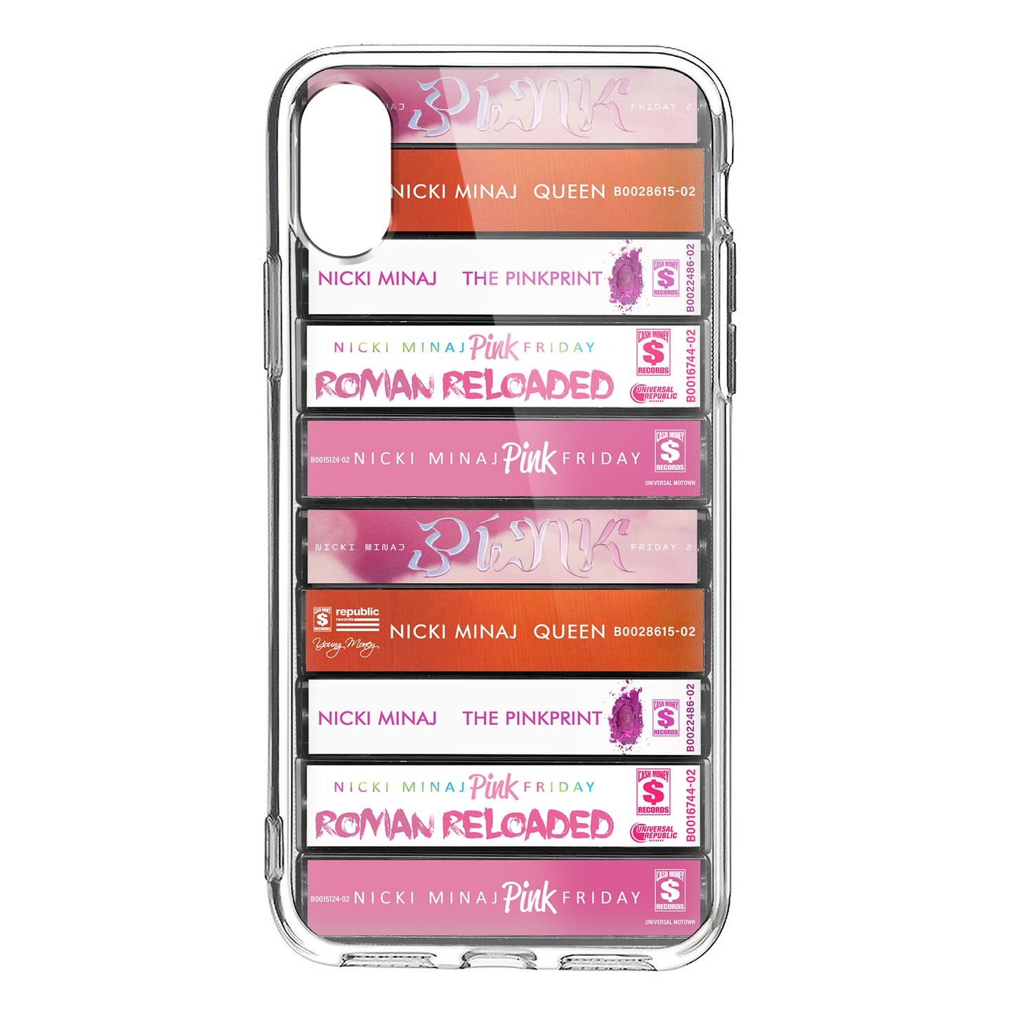 Nicki Minaj Albums Cassette Collection Retro Phone Case