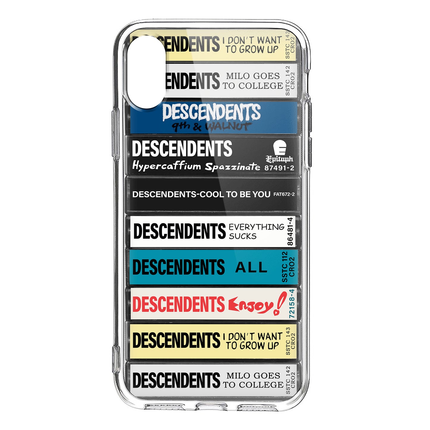 Descendents Albums Cassette Collection Retro Phone Case