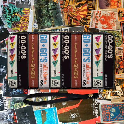 Go-Go's Albums Cassette Vintage Leather Long Wallet