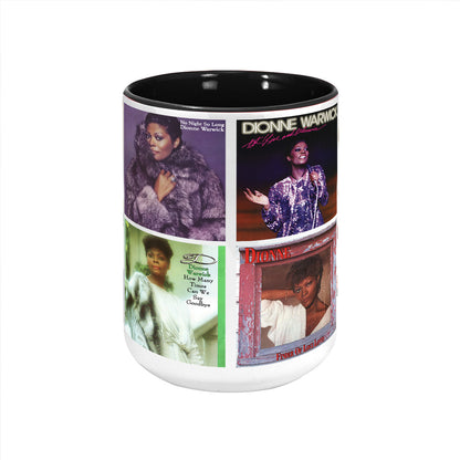 Dionne Warwick Albums Cover Collection Retro Mug