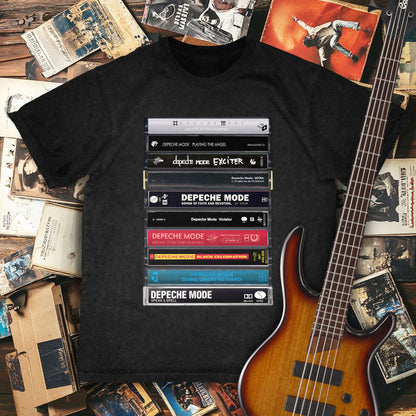 Depeche Mode Albums Cassette Retro Collection Premium Unisex T-Shirt
