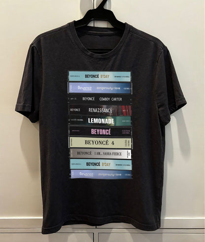 Beyoncé Albums Cassette Retro Collection Premium Unisex T-Shirt