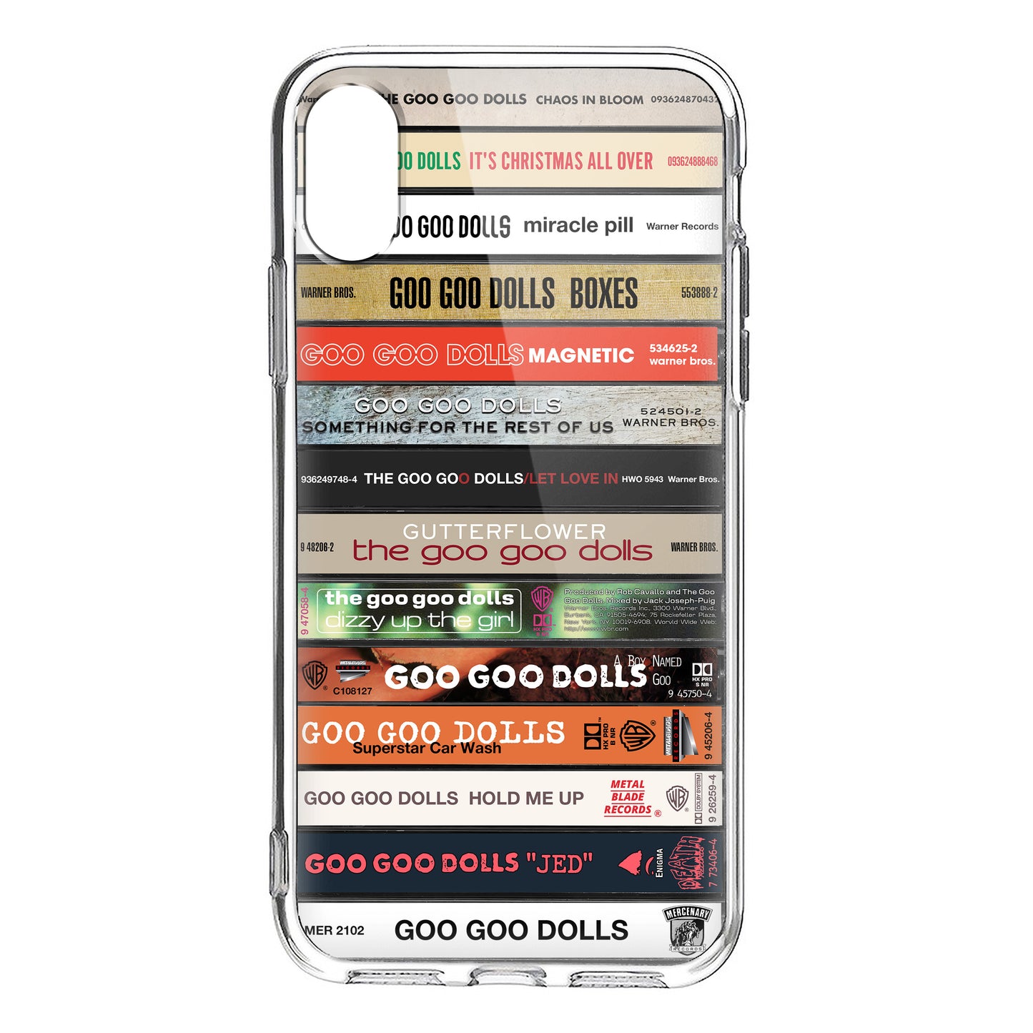 Goo Goo Dolls Albums Cassette Collection Retro Phone Case