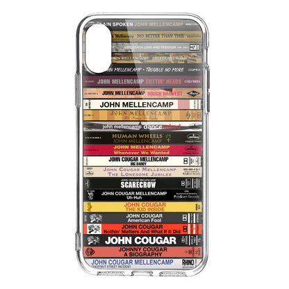 John Cougar Mellencamp Albums Cassette Collection Retro Phone Case