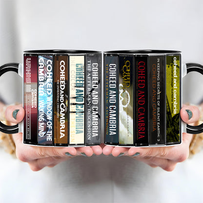 Coheed And Cambria Albums Cassette Collection Retro Accent Mug