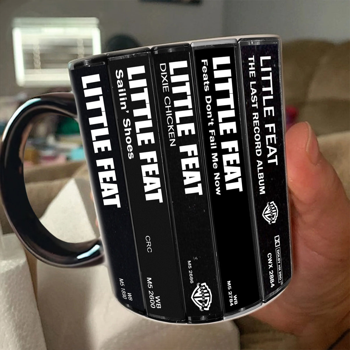 Little Feat Albums Cassette Collection Retro Accent Mug