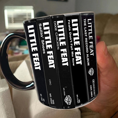 Little Feat Albums Cassette Collection Retro Accent Mug