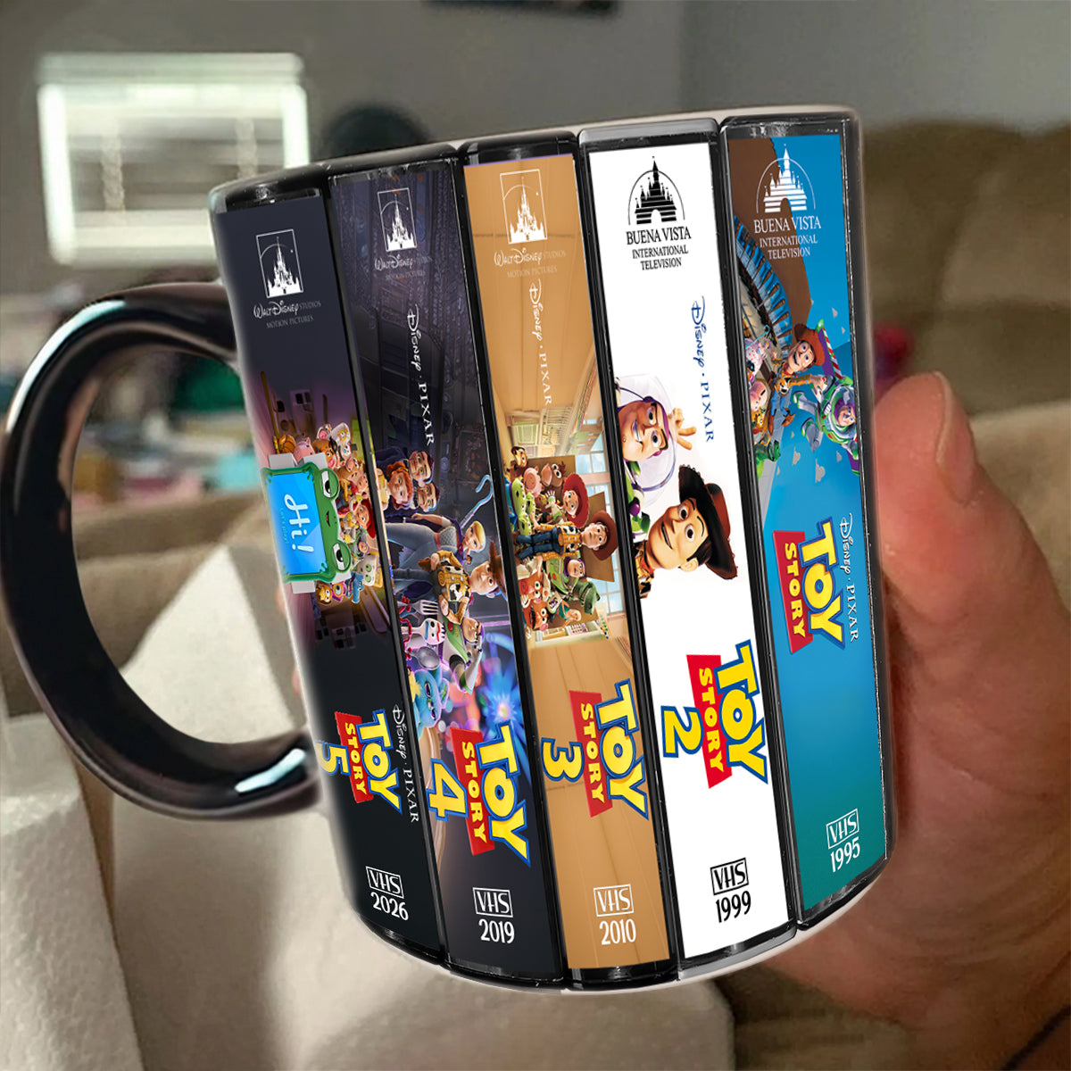 Toy Story VHS Movies Collection Accent Mug