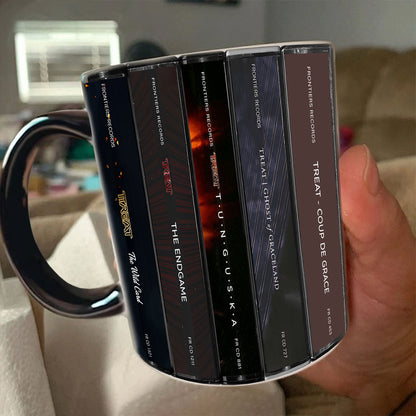Treat Albums Cassette Collection Retro Accent Mug