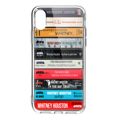 Whitney Houston Albums Cassette Collection Retro Phone Case