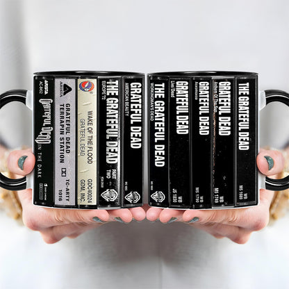 Grateful Dead Albums Cassette Retro Collection Accent Mug
