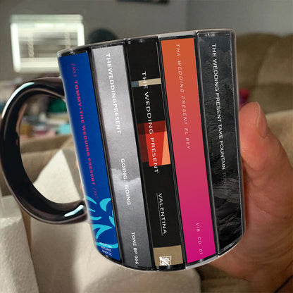 The Wedding Present Albums Cassette Collection Retro Accent Mug