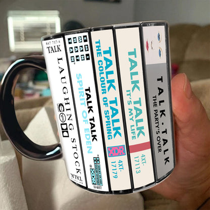 Talk Talk Albums Cassette Collection Retro Accent Mug