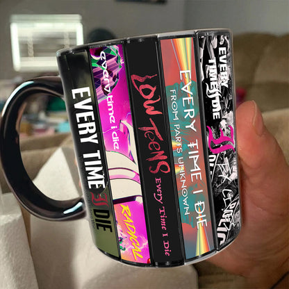 Every Time I Die Albums Cassette Collection Retro Accent Mug