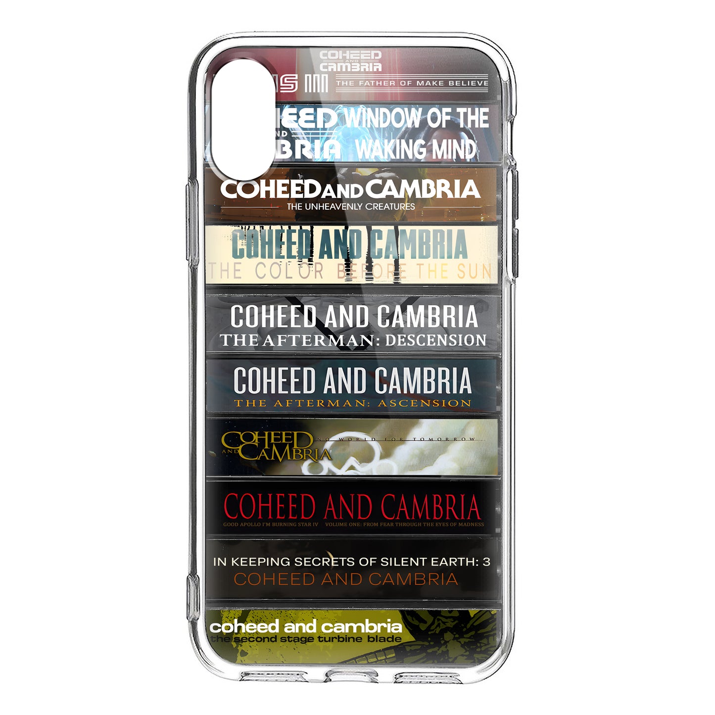 Coheed And Cambria Albums Cassette Collection Retro Phone Case