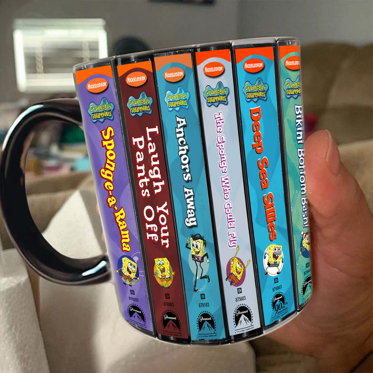VHS Tape SpongeBob SquarePants Nostalgic Movies Mug