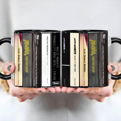 Arctic Monkeys Albums Retro Cassette Collection Accent Mug