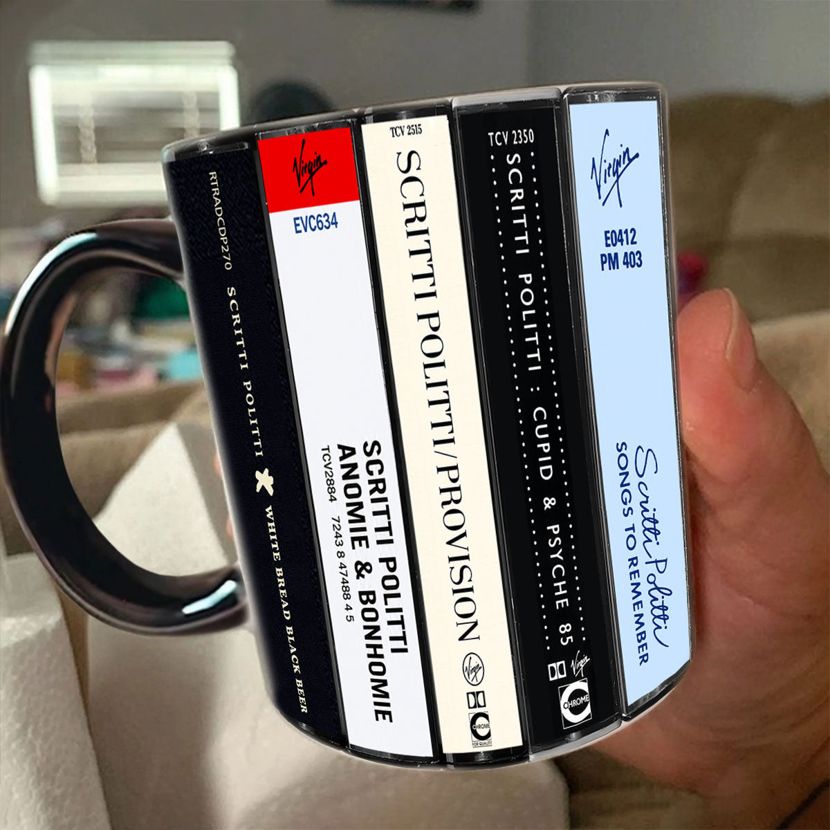 Scritti Politti Albums Cassette Collection Retro Accent Mug