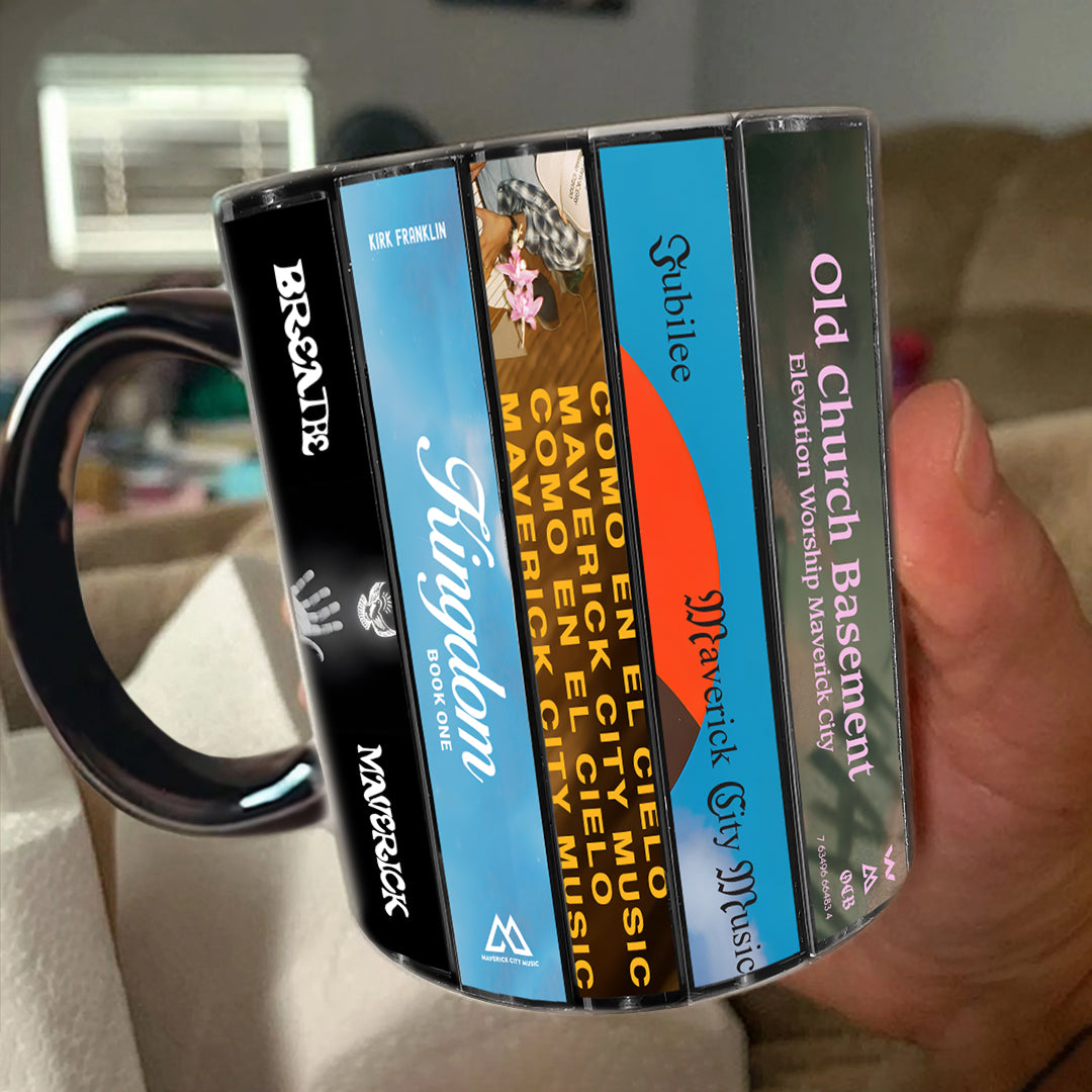 Maverick City Music Albums Cassette Collection Retro Accent Mug