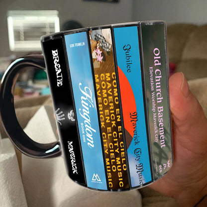 Maverick City Music Albums Cassette Collection Retro Accent Mug