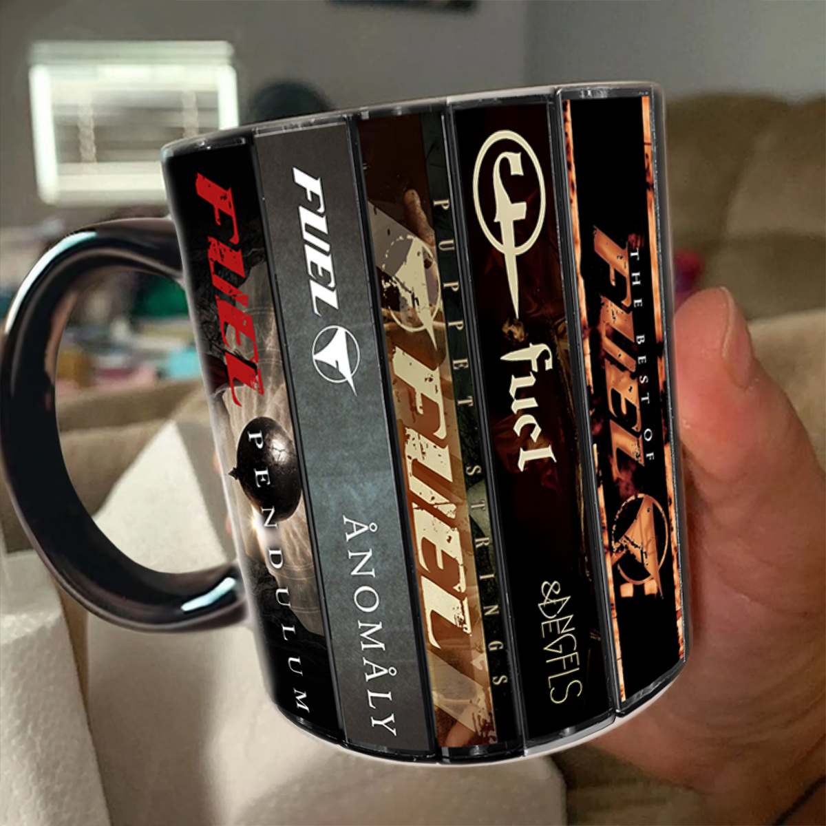 Fuel Albums Cassette Collection Retro Accent Mug