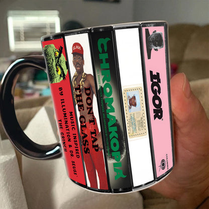 Tyler, the Creator Albums Cassette Collection Retro Accent Mug