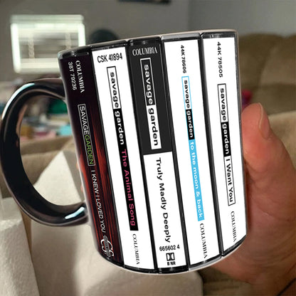 Savage Garden Albums Cassette Collection Retro Accent Mug