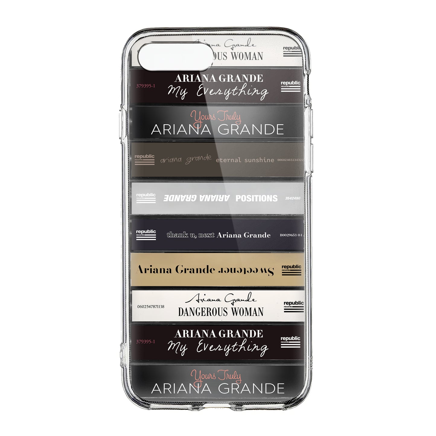 Ariana Grande Albums Cassette Collection Retro Phone Case