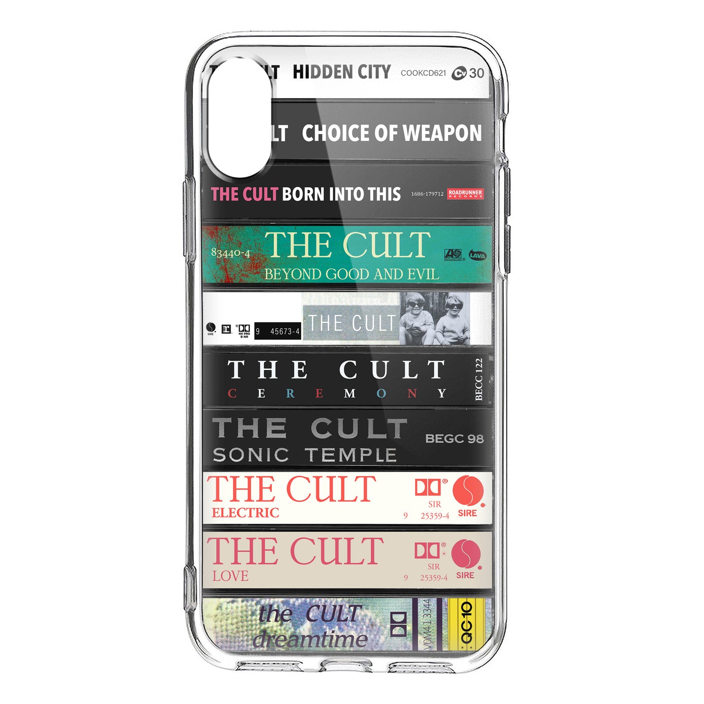 The Cult Albums Cassette Collection Retro Phone Case