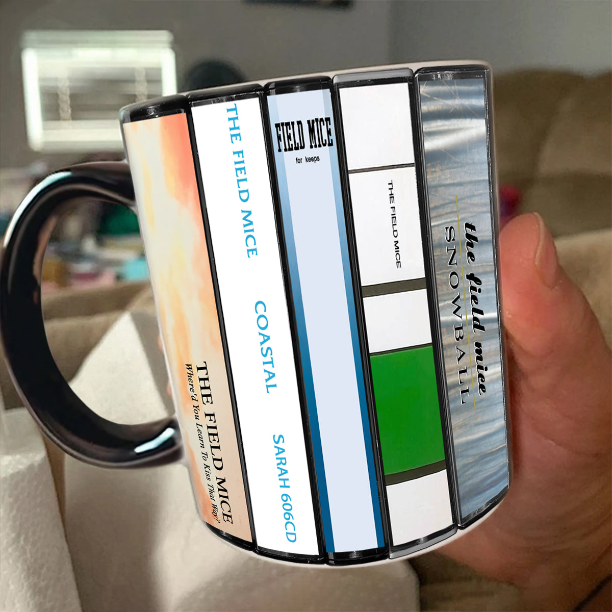 The Field Mice Albums Cassette Collection Retro Accent Mug