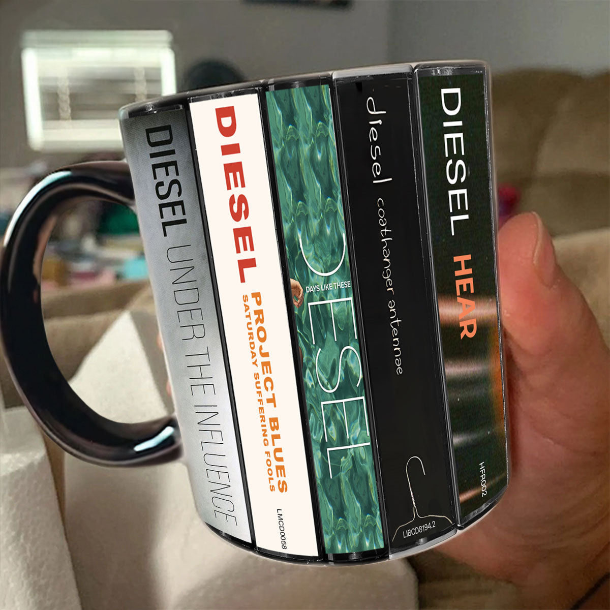 Diesel Albums Cassette Collection Retro Accent Mug