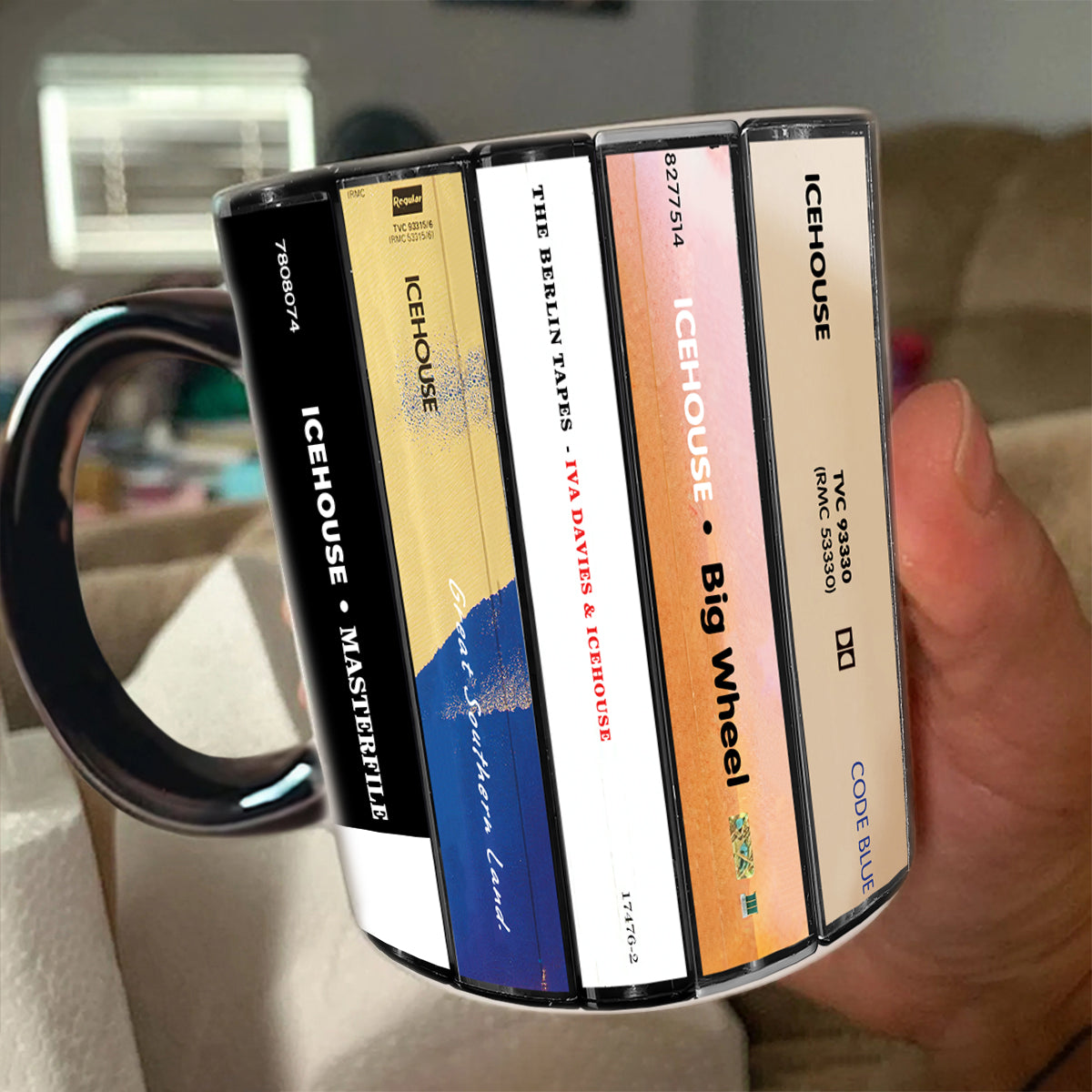 Icehouse Albums Cassette Collection Retro Accent Mug