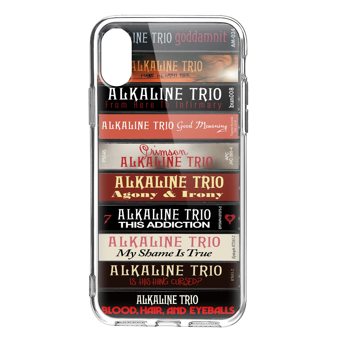 Alkaline Trio Albums Cassette Collection Retro Phone Case