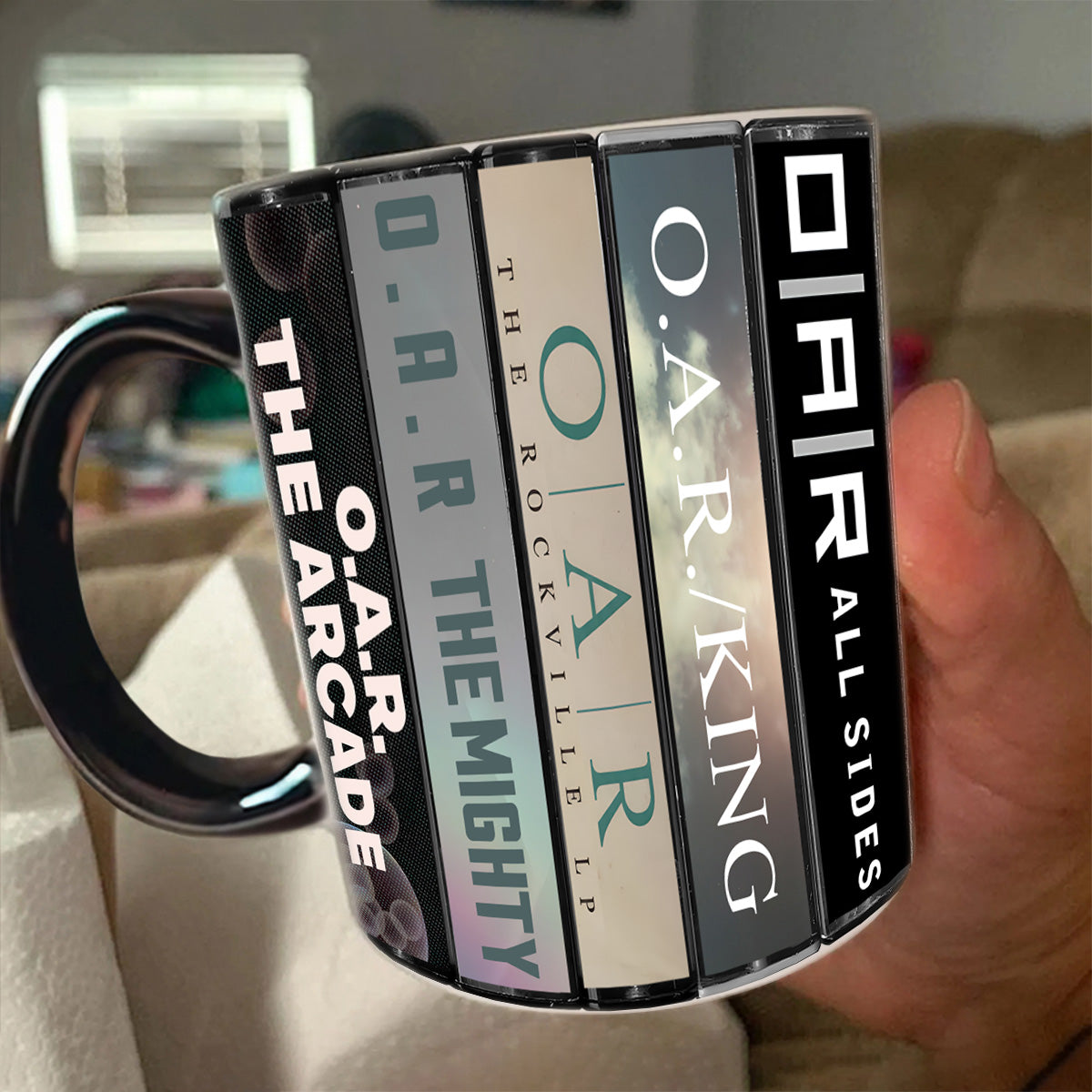 O.A.R. Albums Cassette Collection Retro Accent Mug
