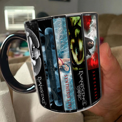 Evanescence Albums Cover Collection Retro Accent Mug