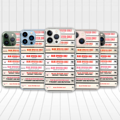 Blue Oyster Cult Albums Cassette Collection Retro Phone Case