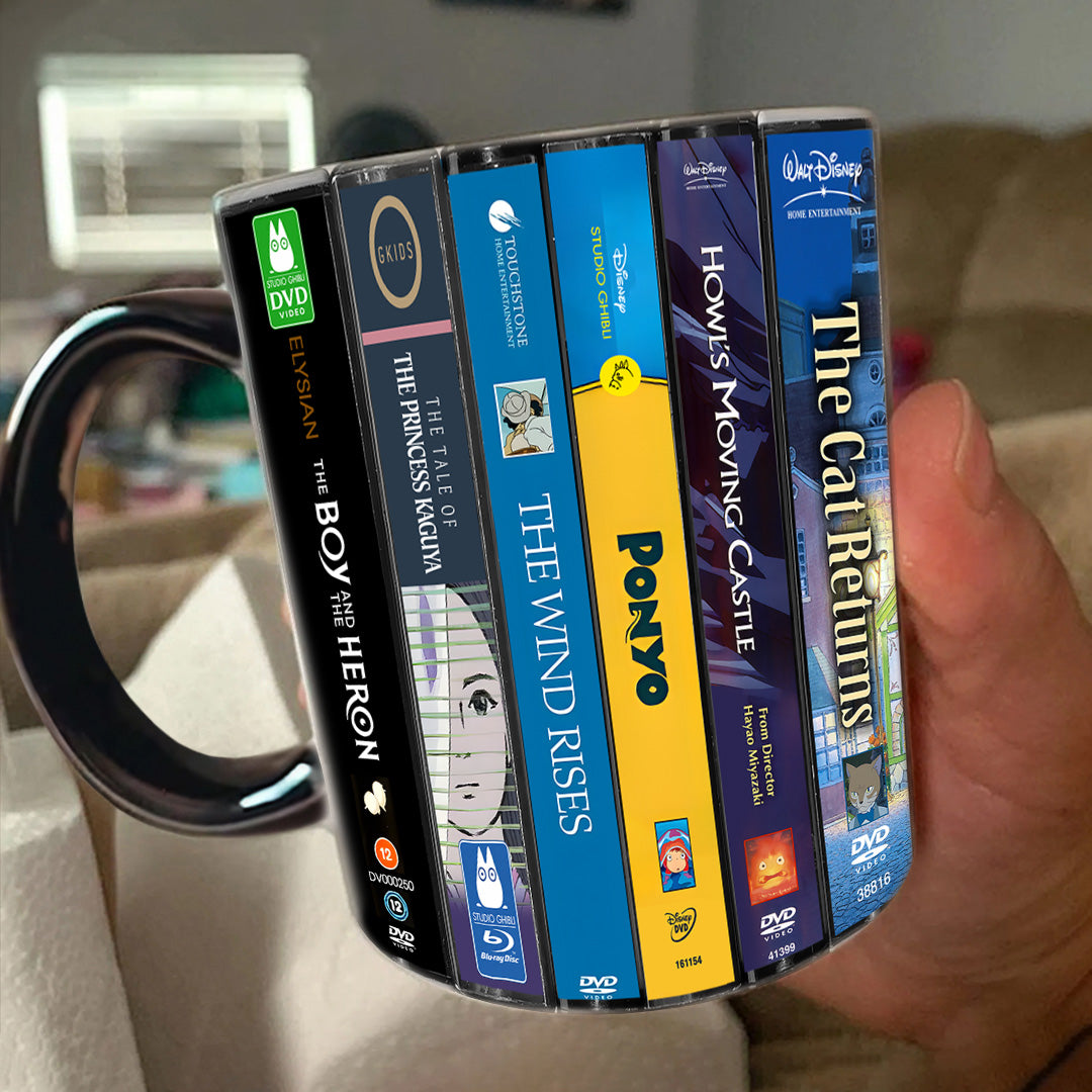 Ghibli Movie Collection Retro Accent Mug