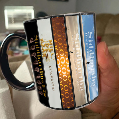 Siddhartha Albums Cassette Collection Retro Accent Mug