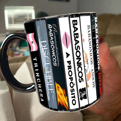 Babasonicos Albums Cassette Collection Retro Accent Mug