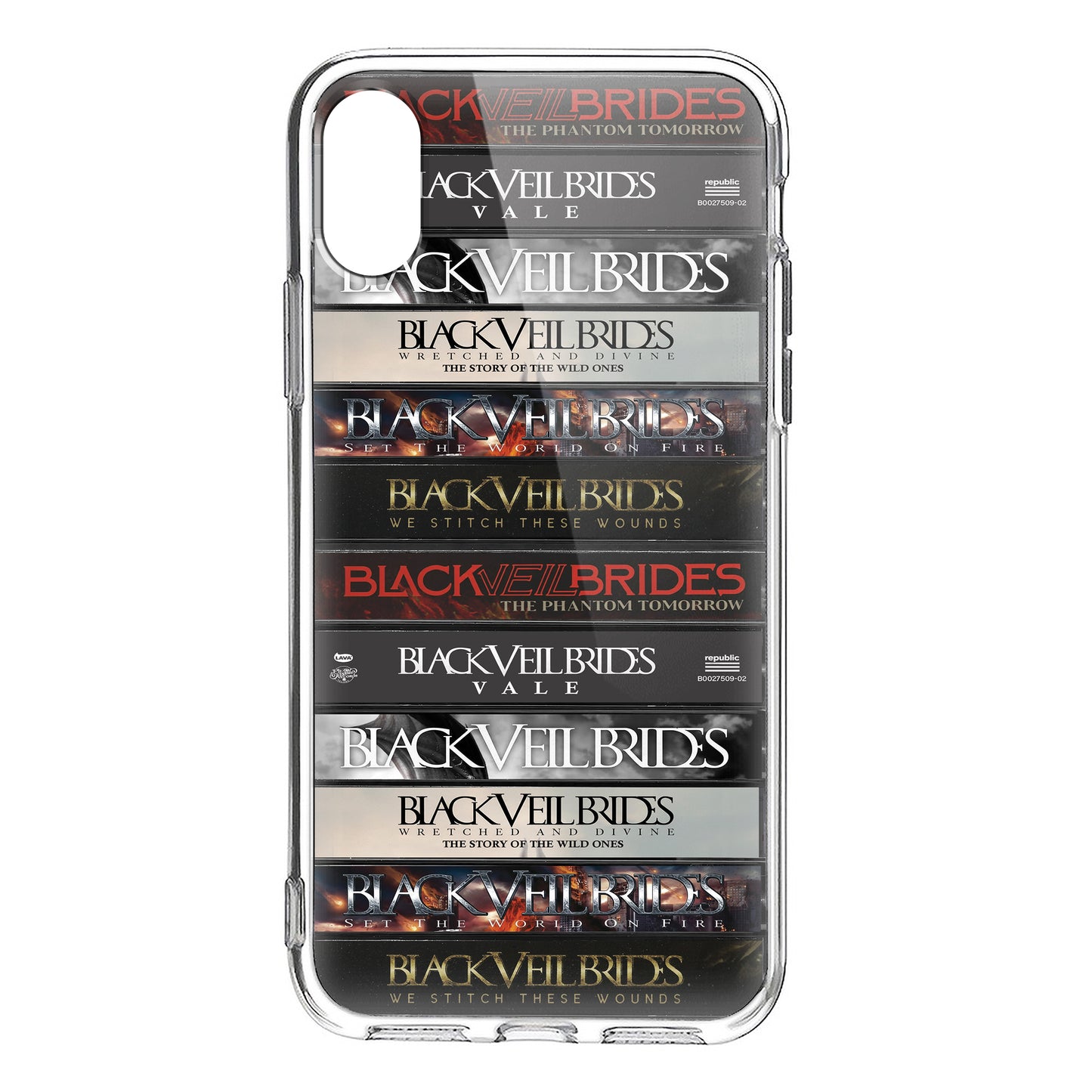 Black Veil Brides Albums Cassette Collection Retro Phone Case